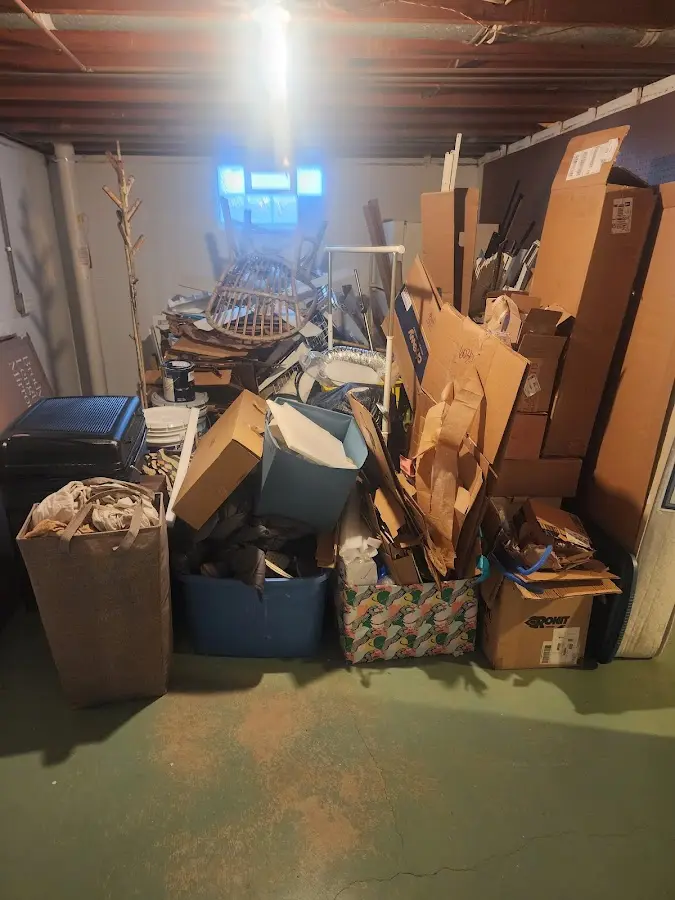 Roll-off dumpster container at job site for 20 Yard Dumpster Rental in Corrales